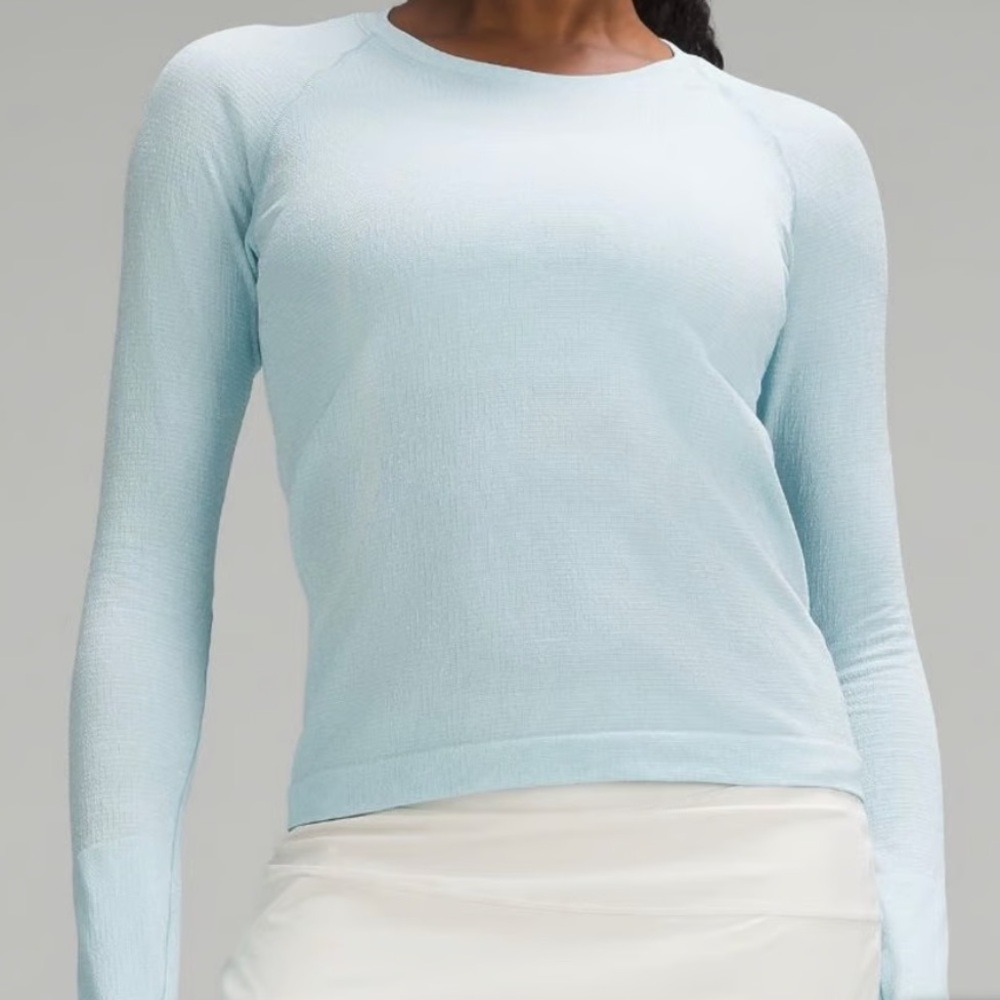 NEW Lululemon Swiftly Tech Long Sleeve *Race Length *Sparkle size 4